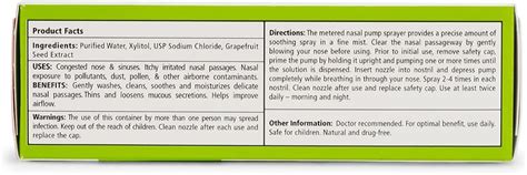 Buy Xlear Nasal Spray, Natural Saline Nasal Spray with Xylitol, Nose ...