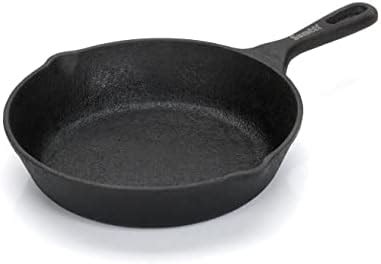 Buy Meyer Induction Base Cast Iron Frying Pan, 20cm, Black, 1 Piece ...