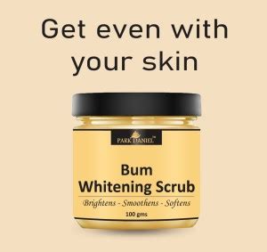 PARK DANIEL Bum Butt Booty Skin Whitening Body Scrub - Pack of 1 of 100 ...