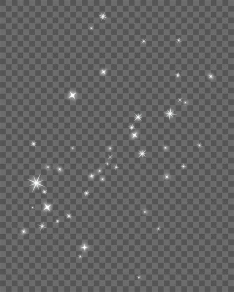 PNG Sparkly stars, starry sky graphic, transparent background | premium ...