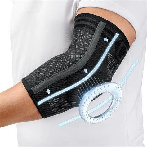 CAMBIVO Elbow Brace for Tendonitis and Tennis Elbow with Gel Pad and Dual Stabilizers, 2 Pack ...