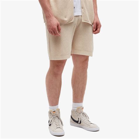 Honor the Gift Knitted H Shorts Bone | END. (US)