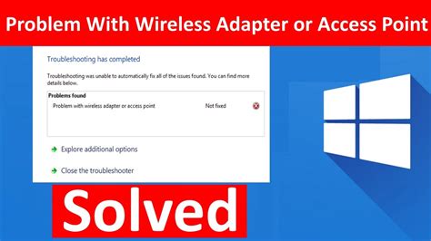 Image result for Problem with Wireless Adapter