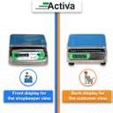 ACTIVA Mini 20kg Stainless Steel weight machine for shop Weighing Scale ...