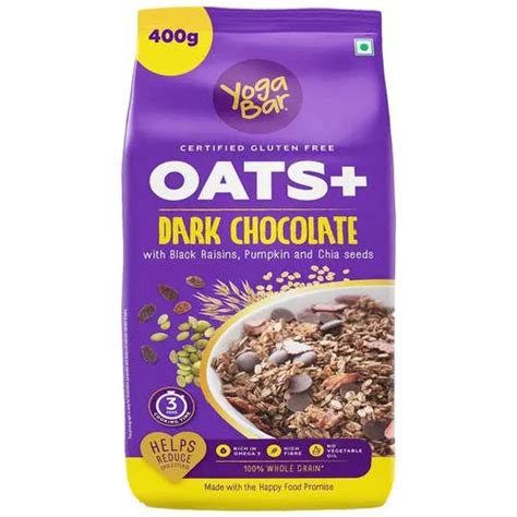 Yoga bar Super Oats - Dark Chocolate, 100% Whole Grain, High In Protei ...