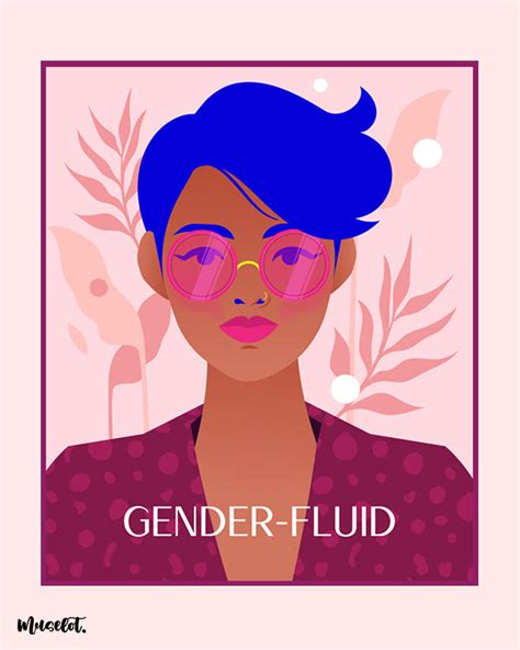 Gender fluid modern art posters for LGBTQ+ pride community | Muselot
