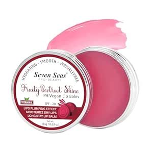 Buy Seven Seas Frutiy Beetroot Shine Vegan Lip Balm Vitamin C ...