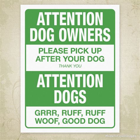 Free printable dog signs, Download Free printable dog signs png images, Free Worksheets on ...