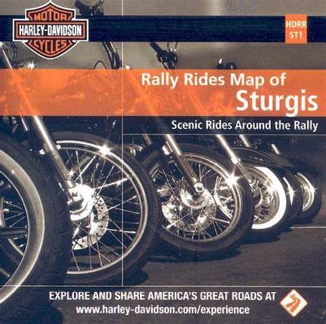 Harley Davidson Rally Rides Map of Sturgis: Buy Harley Davidson Rally ...