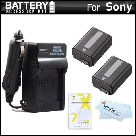 Buy ButterflyPhoto 2 Pack Battery And Charger Kit For Sony a7 A55 A33 ...