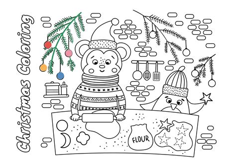 Activity Sheet Christmas Coloring – NESTA TOYS