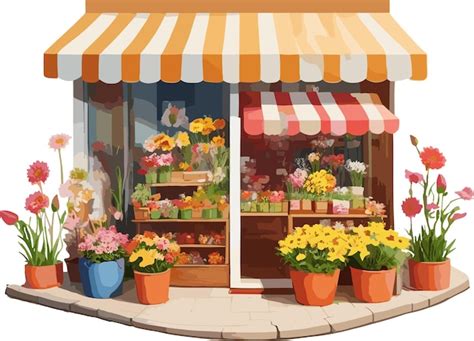 Flower Shop Cartoon 的图像结果