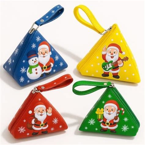 Glitreeprops 4 Pcs Christmas Goody Gift Boxes, Xmas Party Treat Candy ...