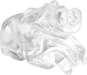 Senroar Nandi Sphatik Crystal Yantra For Temple 2cm Decorative ...