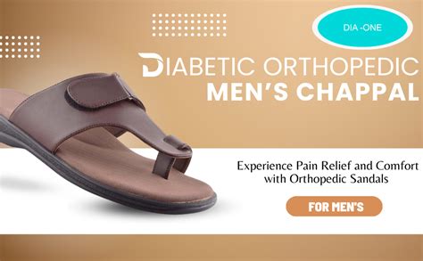 Buy DIA ONE Orthopedic Sandal PU Sole MCP Insole Diabetic Footwear for ...