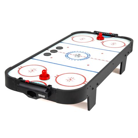 GoSports 40 Inch Table Top Air Hockey Game for Kids - AC Powered Motor ...