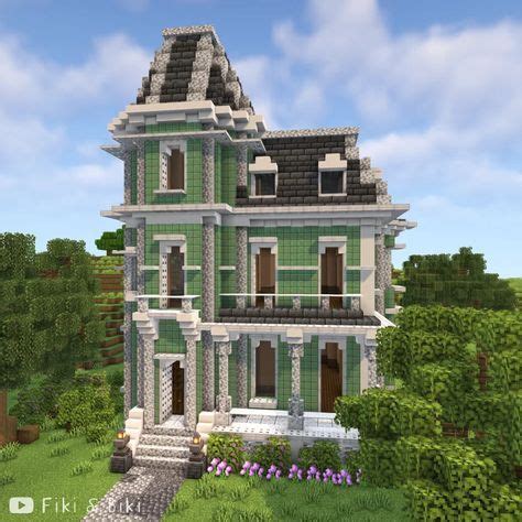 Image result for Minecraft Build Tutorial Victorian Build