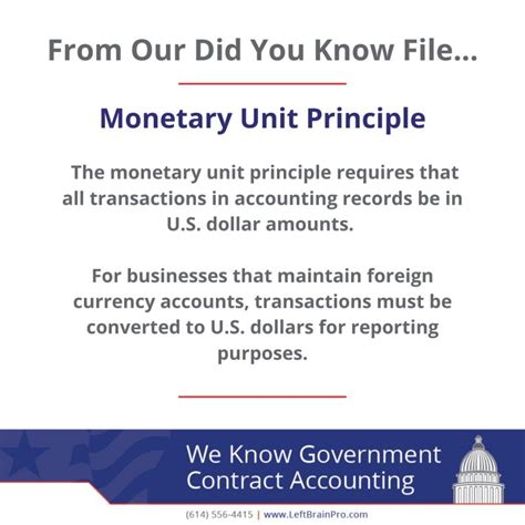Image result for Monetary Unit Principle