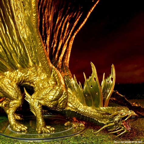 D&D Figur Icons Adult Gold Dragon Dungeons & Dragons Icons of the ...