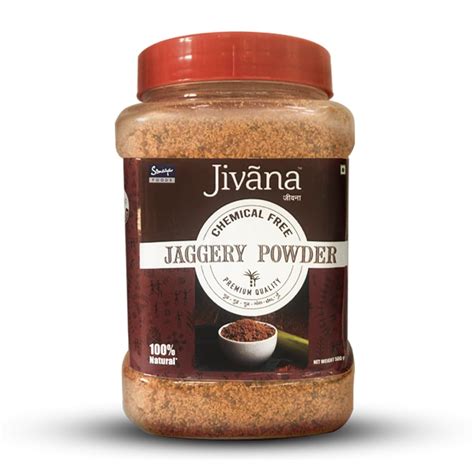 Jivana Chemical Free Jaggery Powder | Gud Powder | Healthy Sugar ...