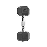 Buy Cap Barbell Workouts Coated Hex Dumbbell, Black, 15 lb, 15-Pound ...