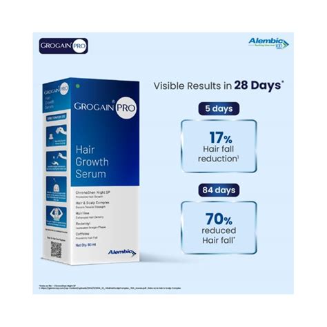 Alembic Grogain Pro Hair Growth Serum (60 ml) - Cureka - Online Health ...