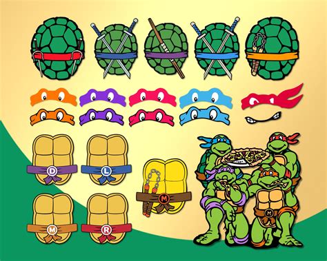 Ninja Turtle Shell Clip Art