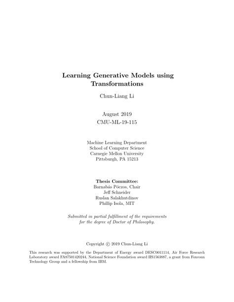 Image result for Transfer Learning in Generative Models