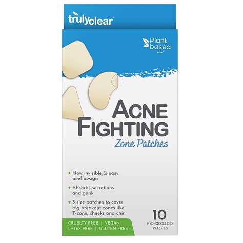 Truly Clear: Hydrocolloid Acne Fighting Zone Patches - 10ct - 3 Sizes ...
