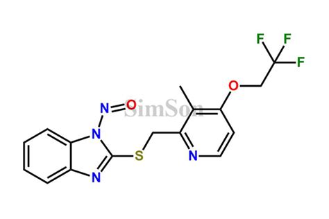Nitroso Lansoprazole sulfide | CAS No- NA | Simson Pharma Limited