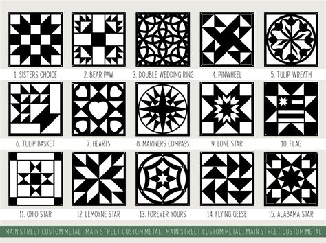 Image result for Metal Quilt Patterns