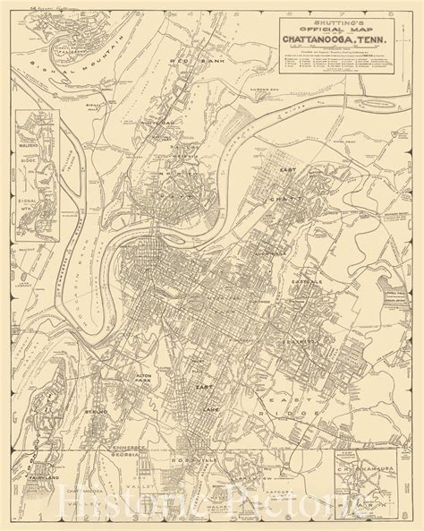 Map Of Chattanooga Tn