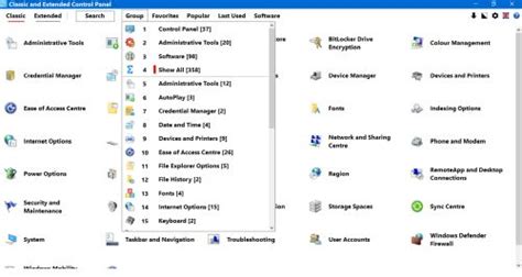 Classic Control Panel Windows 1.0 的图像结果