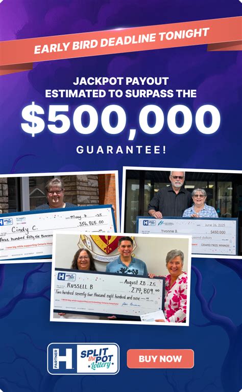 Win $25,000 Cash - Split the Pot's Final Early Bird Deadline Tonight at ...