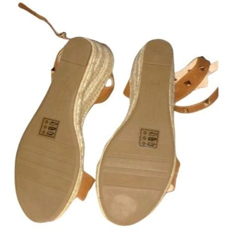 Catherine Malandrinos Tan Espadrille Heel Platform... - Depop