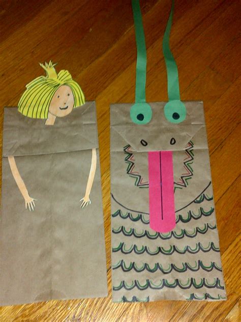 Paper Bag Princess, paper bag puppets. I got the templates for the ...