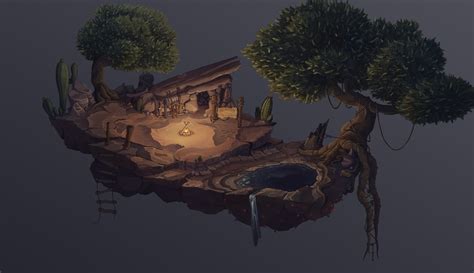 Floating Island Level Design 的图像结果