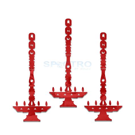 Buy Spectro 3 Hanging Diya, Mirror Stickers for Wall, Acrylic Mirror ...