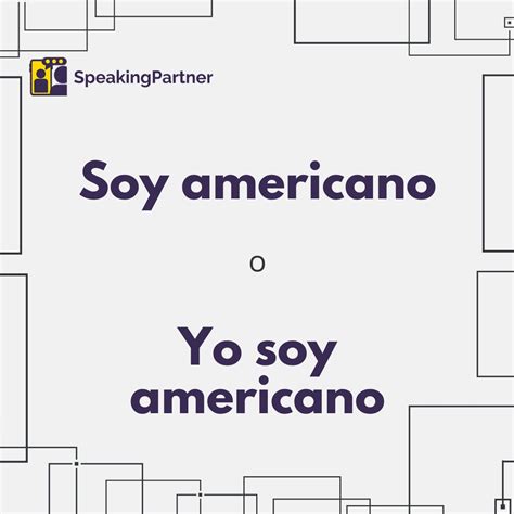 How to Say "I'm American" in Spanish | Speaking Partner posted on the ...