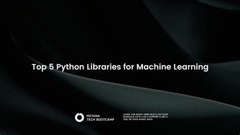 Image result for Python Libraries for Machine Learning