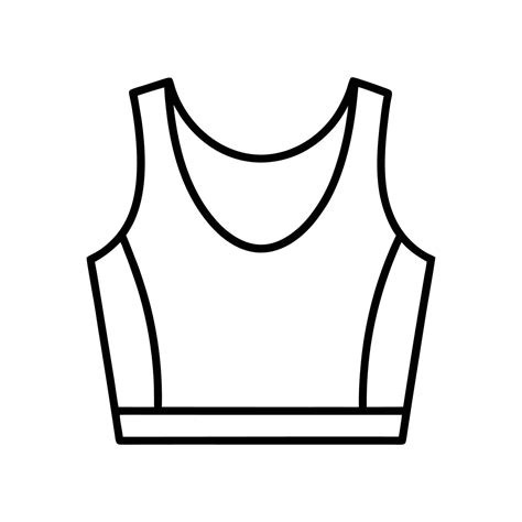 Stylish Outline of Y2K Aesthetic Crop Top 59205331 Vector Art at Vecteezy