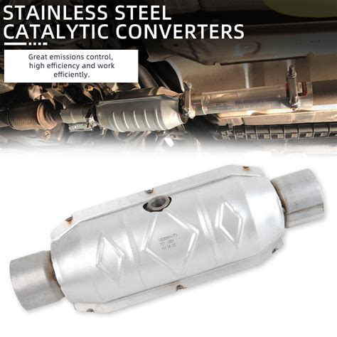 2.5" Inlet & Outlet Catalytic Converters w/ Heat Shield For Ford Expedition 3.5L | eBay