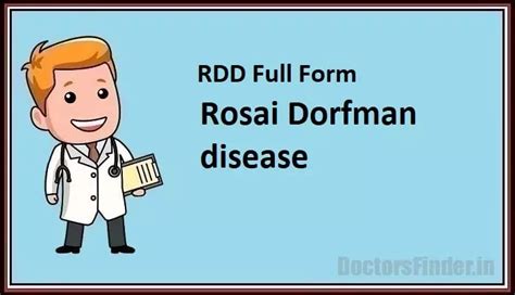 RDD Full Form in Medical, What Does RDD Stand For?