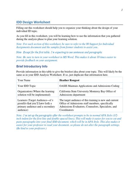 Image result for ID'd Activities Worksheet for Program