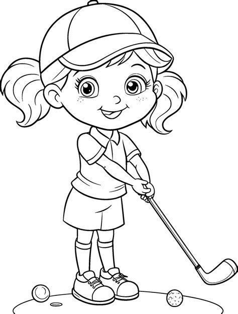 Mario Golf Coloring Pages