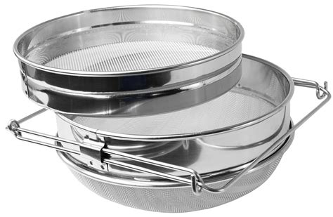 Vivo New Honey Strainer Double Sieve Stainless Steel Beekeeping ...