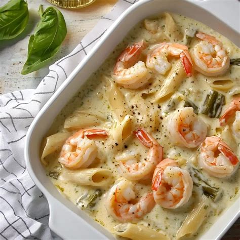 Healthy Slow Cooker Easy Shrimp Alfredo Recipe