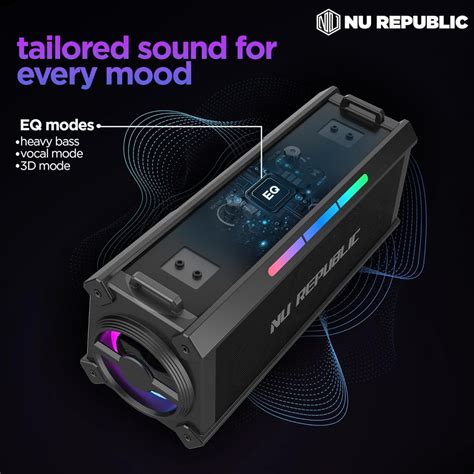 Nu Republic SonicPop 1200 BT Speaker – swag Workstore