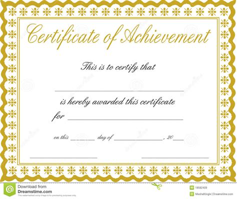 Free Printable Certificates of Achievement – Easy! - Printables for ...