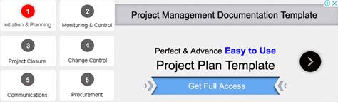 Project Management Plan Template 的图像结果